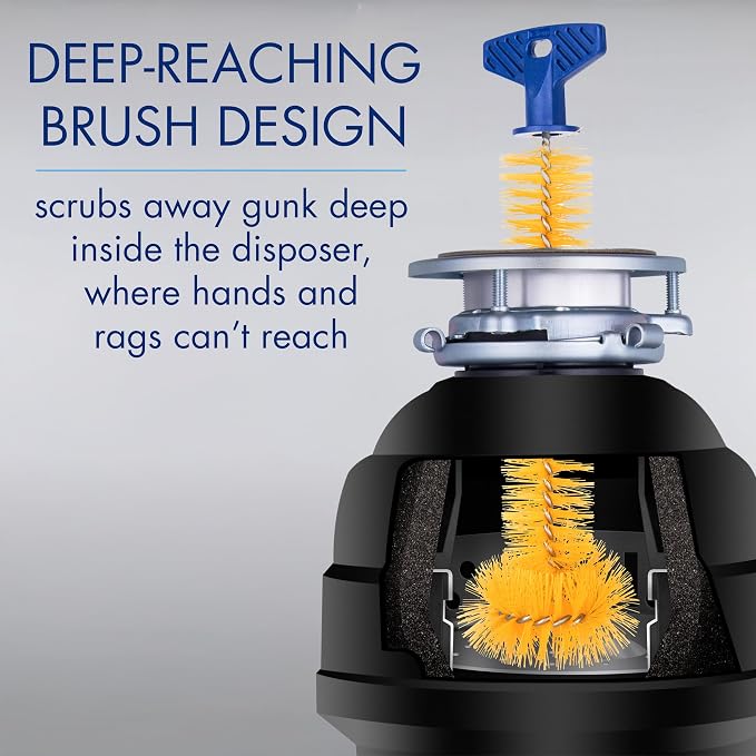 Garbage Disposal Brush and Disposer Care Kit