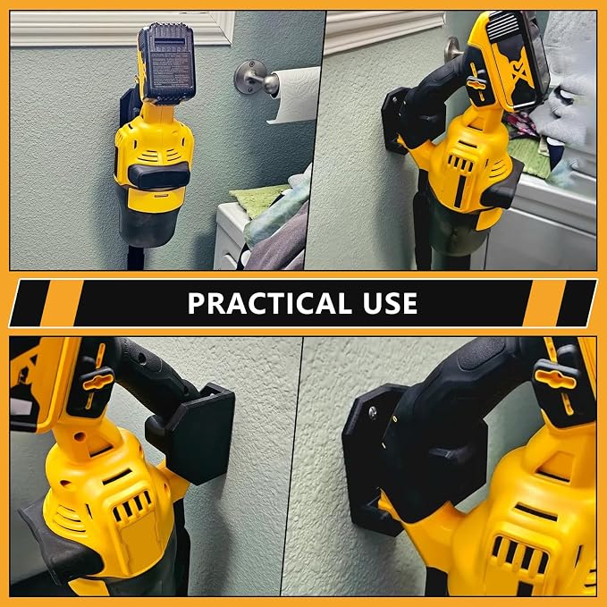 Wall Bracket for Dewalt Stick Vacuum(DCV501HB), Wall Mount Holder for 20V Cordless Stick Vacuum, Accessories for Dewalt Vacuum
