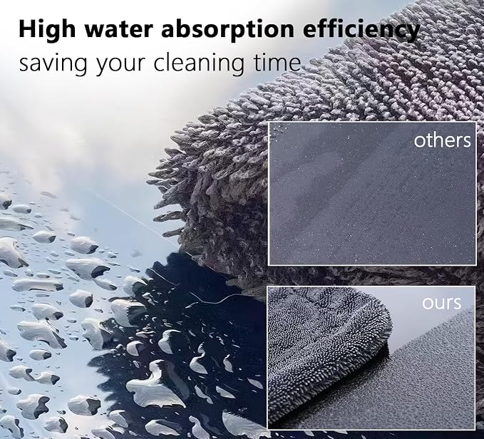 Shiny Shower Cleaning Cloth, Super Absorbent Bath Towels, Shower Doors Drying Towels, Streak Free Glass Window Car Mirror Microfiber Cleaning Cloths (1, 16"X24")