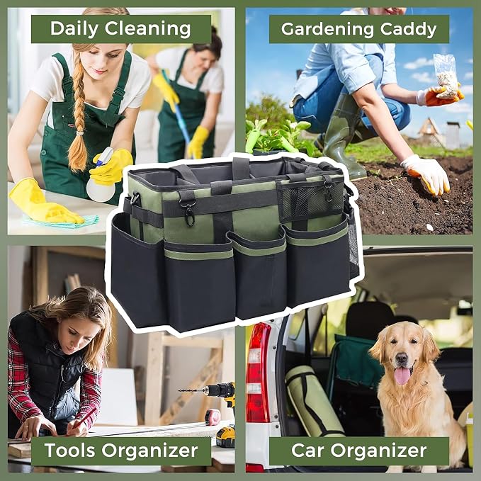 Cleaning tools, handbags, deep cleaning, housekeeping services, cleaning bags, butler's car storage bags (Royal blue)