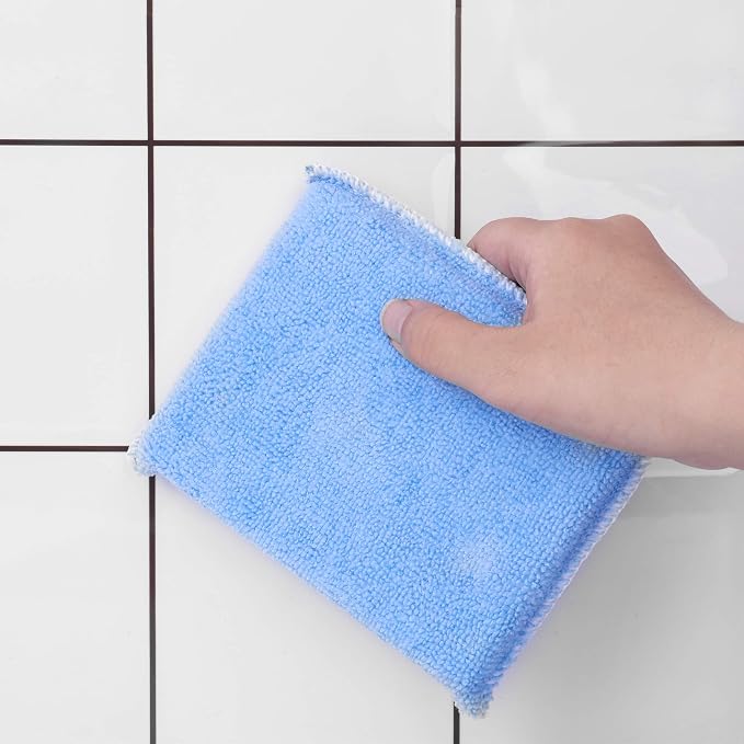Professional Microfiber Sealer Applicator Pad – The Perfect Tool to Apply Sealer to All Natural Stone and Tile Like Marble, Granite, Concrete & Slate (Blue)