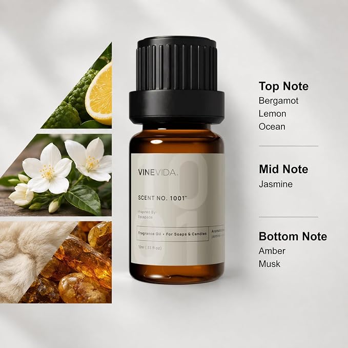 VINEVIDA [10ml] Scent NO. 1001 Fragrance Oil for Cold Air Diffusers - Inspired by Ritz Carlton