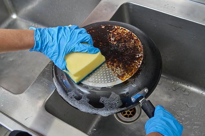 Spontex Specialist Washing Up Sponge Scourers | XL | Hard Wearing & Versatile for Professional Cleaning | 6 Pack