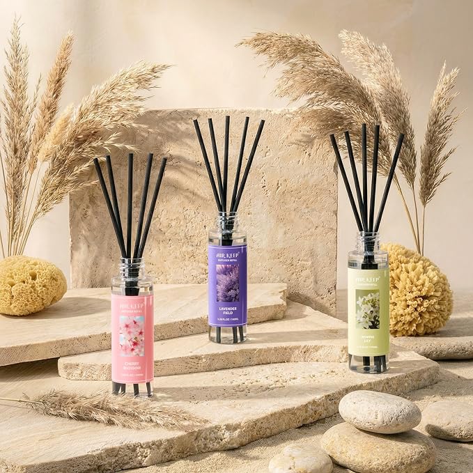 Reed Diffuser Oil Refill/Jasmine Lily/3.38 oz / 1 Pack/Air Freshener & Aromatherapy Essential Oil Blend for Home Fragrance – Scented Refill Oil for Bathroom, Bedroom & Home Decor