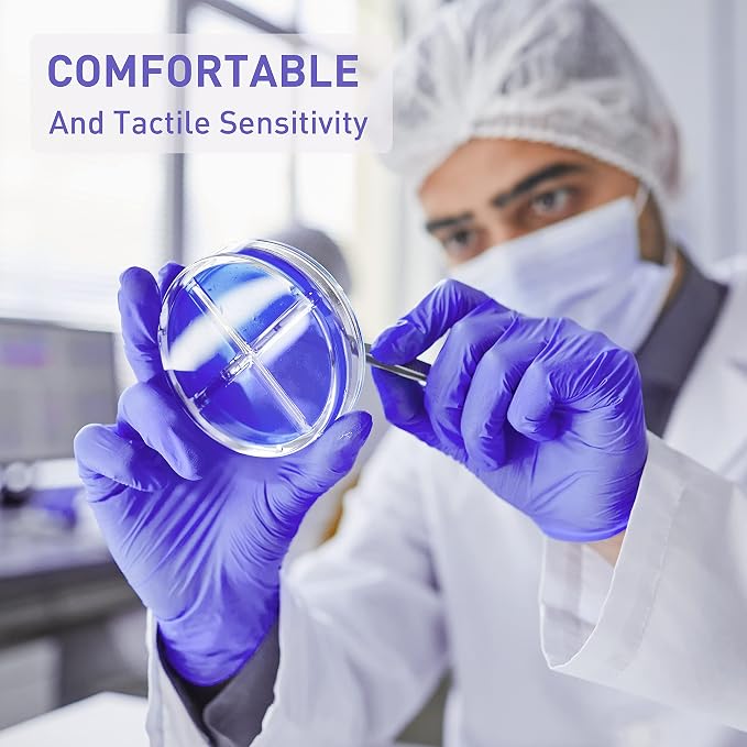 PElPU Nitrile Gloves, Disposable cleaning, Powder Free, Latex Free, Non-Sterile Protective Gloves