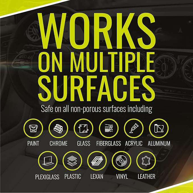 BugSlide Microfiber Mesh X-Treme Cleaning Cloth, No-Scratch Car Surfaces | Waffle weave mesh cloth for extra cleaning power. Use with all BugSlide products to clean and polish, no scratching.