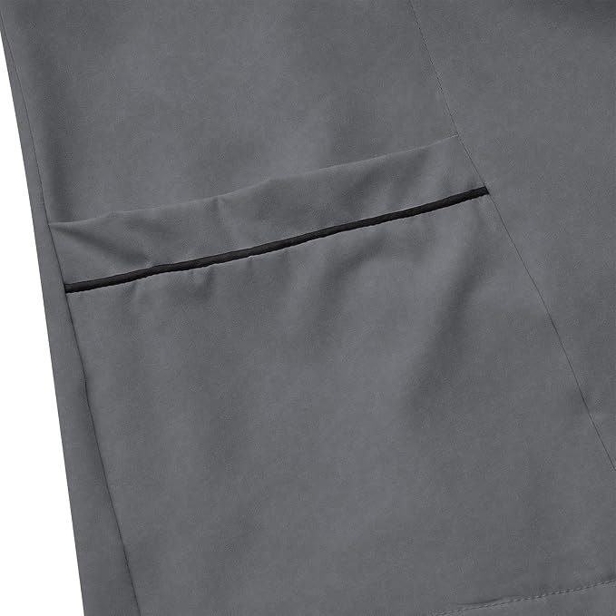 Housekeeping Uniforms for Women Hotel Cleaning Nurse Scrub Sets Stretch Wrap V-Neck Short Sleeve Top and Pants
