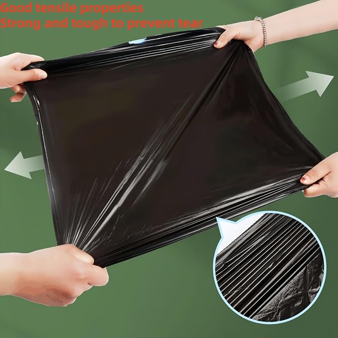 5-6 Gallon Trash Bags, 0.6 Mil Drawstring Small Garbage Bags Unscented 18 Liter Extra Thick Plastic Wastebasket Liners, 4 Roll 4 Color, 70 Counts (Colorful)