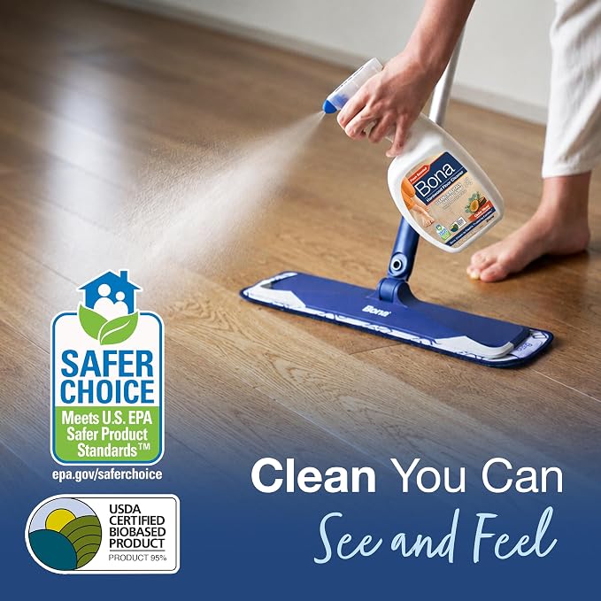Bona Hardwood Floor Cleaner Spray - 32 fl oz - Cedar Wood Scent