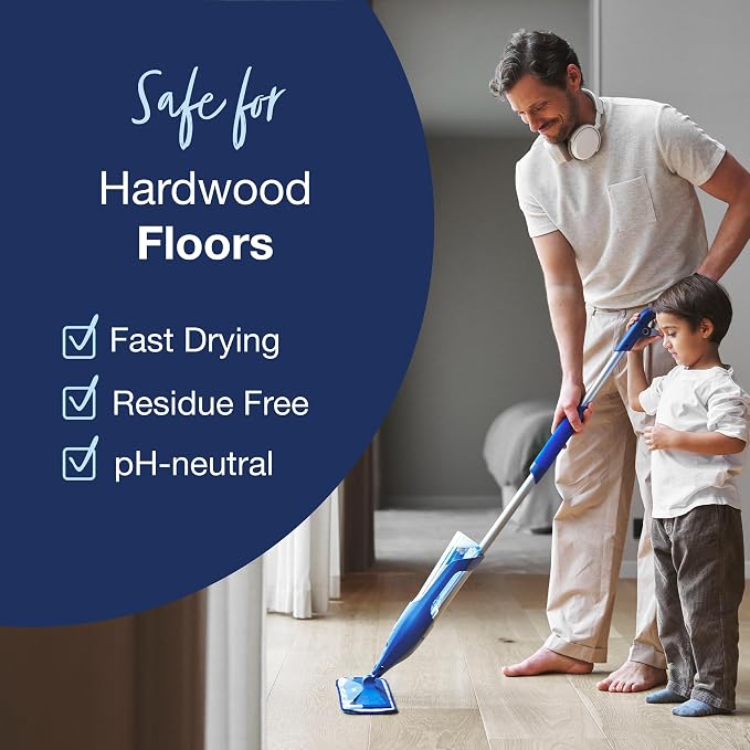 Bona Hardwood Floor Cleaner Refill - 96 fl oz - Lavender Thyme Scent | Residue-Free Floor Cleaning Solution Spray Mop and Spray Bottle Refill - For Wood Floors