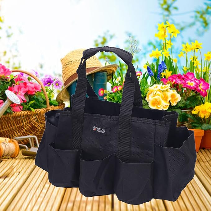 Cleaning Bag, Car Detailing Organizer with Portable Storage Bag Oxford Cloth Cleaning Tool Organizer Utility for Household Gardening Outdoor Maintenance