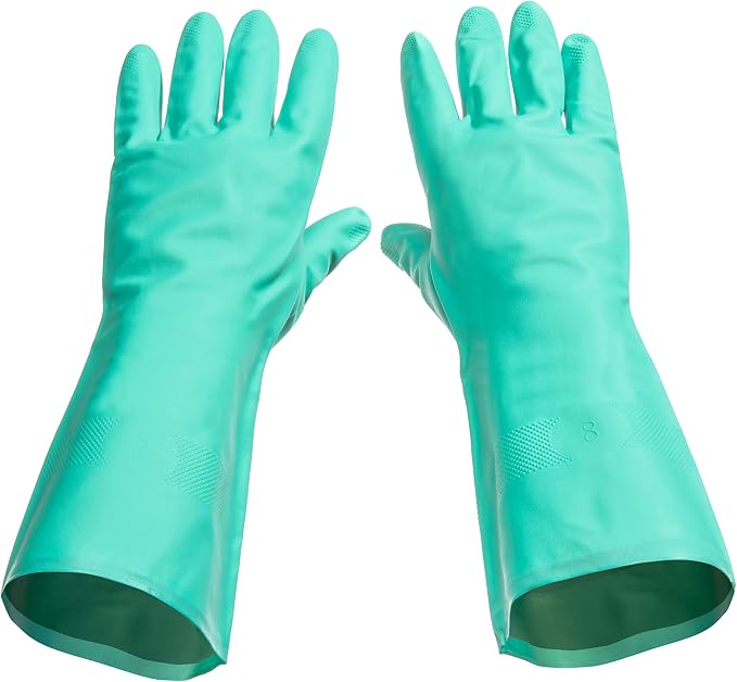 Best Nitrile Rubber Cleaning, Household, Dishwashing, Latex Free, Vinyl Free, Extra Large (12 Pairs)