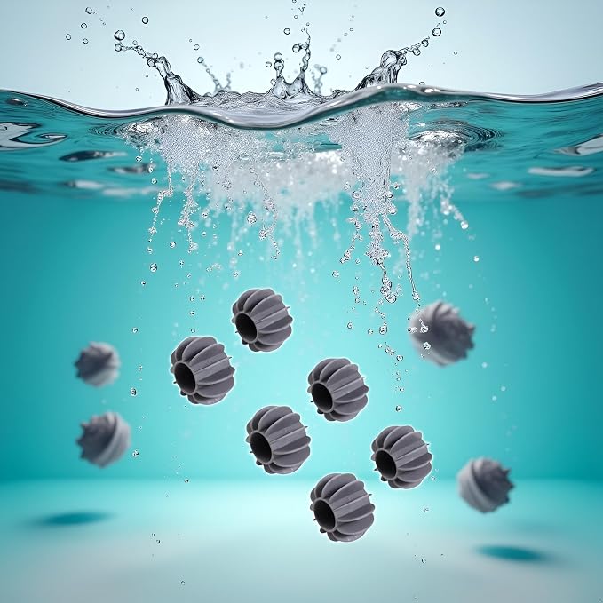 6Pcs Gray Laundry Ball Silicone Clothes Hair Cleaning Tool Pet Hair Remover Laundry Lint and Pet Hair Remover Balls for Reusable Cat Washing Hair Ball Catcher Laundry Machine Lint Removers