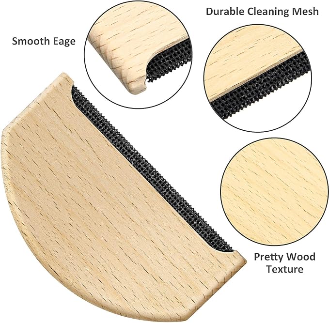 Boao 3 Pcs Wool Comb to Remove Pilling Sweater Shaver for De-Pilling | Sweater Defuzzer Multi-fabric Shaver, Comb Wool Pilling Remover Pills, for Clothing Garments Knits Scarves Coats Pants Winter