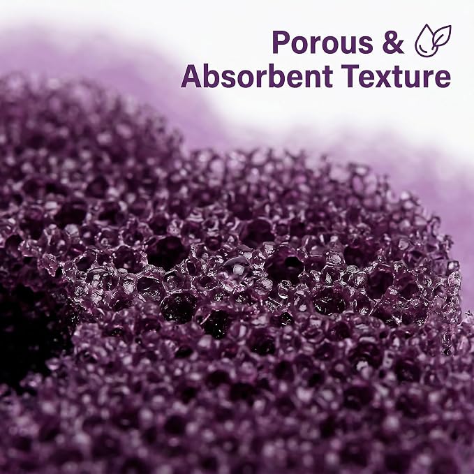 Scrub Flower Sponges, Temperature Sensitive, Non-Scratch, 3 Count | Firm when cold and soft when warm, these odor-resistant scrubbers clean dishes, kitchen surfaces and more.