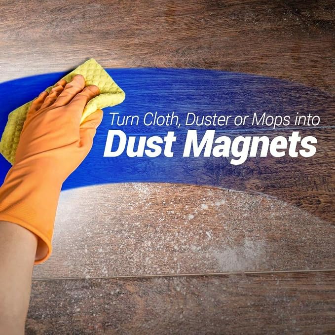 Fuller Brush Duster Spray and Microfiber Cloth Bundle – 3 Microfiber Cloths – Multi Surface Dust Removing Sprayer - Safe Household Cleaning for Floors, Furniture, Blinds & Car Interiors