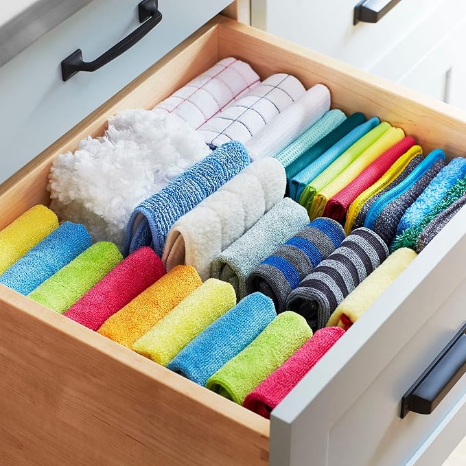 E-Cloth Eyeglasses Cleaning Cloth, Reusable & Washable - 1 Pack | Glasses Wipe, Reusable & Washable, Cleans Dirt, Fingerprints, Smudges from Lens & Frames, Use Dry or Damp