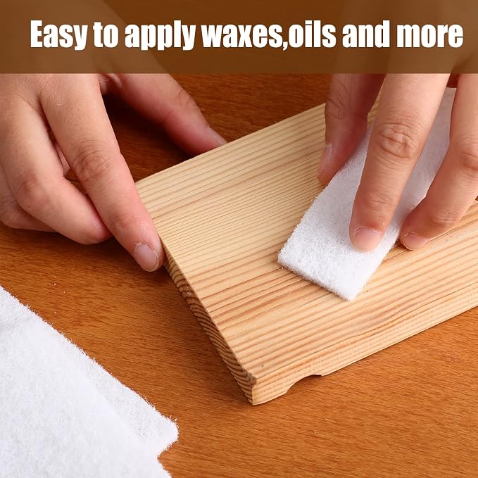20 Pieces White Scrubbing Pad Non Scratch Scouring Pads Non Woven Scouring Sponge Multipurpose Abrasive Multi Surface Scrubber for Cleaning Polishing Home(6 x 9 Inch)