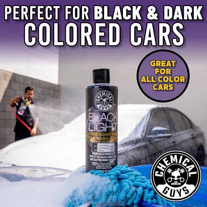Chemical Guys, Black Light Foaming Car Wash Soap, Black Cherry, 1 Gallon