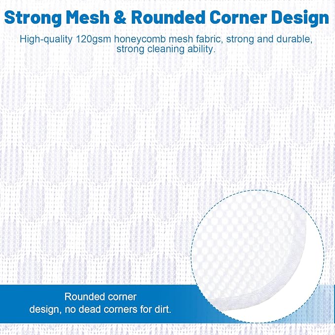 3-Pack Durable Honeycomb Mesh Laundry Bags for Delicates, M + L + XL | 120gsm Honeycomb Mesh, Sturdy Zipper, Protect Delicates, Reusable, Washer & Dryer Safe, For College, Dorm, Home and Travel