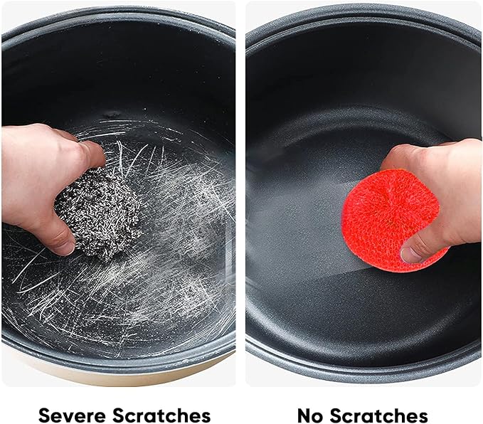 Nylon Scouring Pads-Dish Scrubber, for Dishes, Pots, and Stoves, Durable Mesh Scourers, for Tough Cleaning Nylon Dish Scrubbers, Pack of 24, Assorted Colors, by Superio