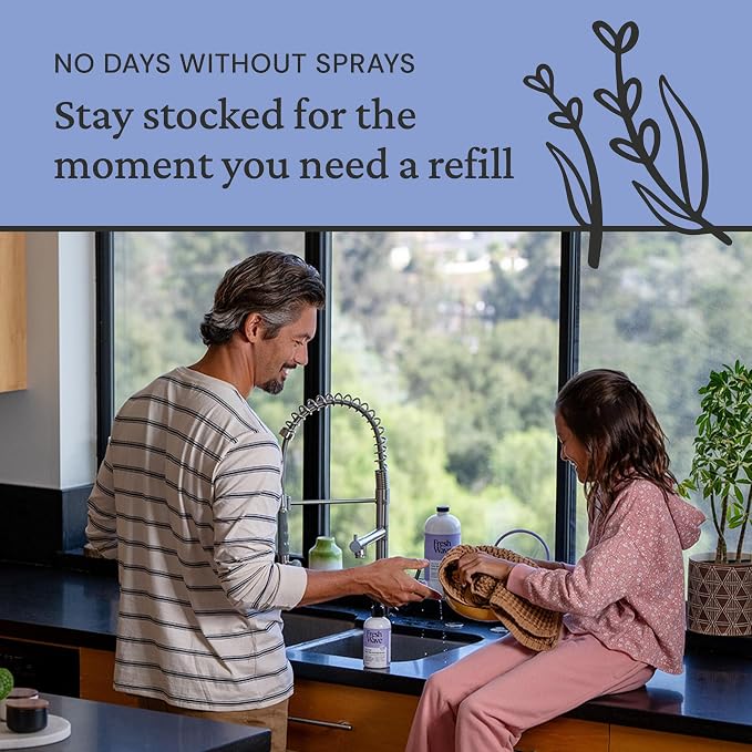 Fresh Wave Odor Eliminator Spray Refill, Room & Fabric, 32 oz, Lavender | Refills Fresh Wave spray bottles, Plant oil formula, No phthalates or parabens, Fabric and room deodorizer