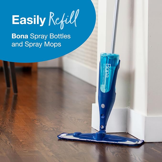 Bona PowerPlus Hardwood Floor Deep Cleaner Refill - 128 fl oz - Refill for Bona Spray Mops and Spray Bottles - Residue-Free Floor Cleaning Solution for Wood Floors | Refill for Bona Spray Mops and Spray Bottles - Residue-Free Floor Cleaning Solution fo...
