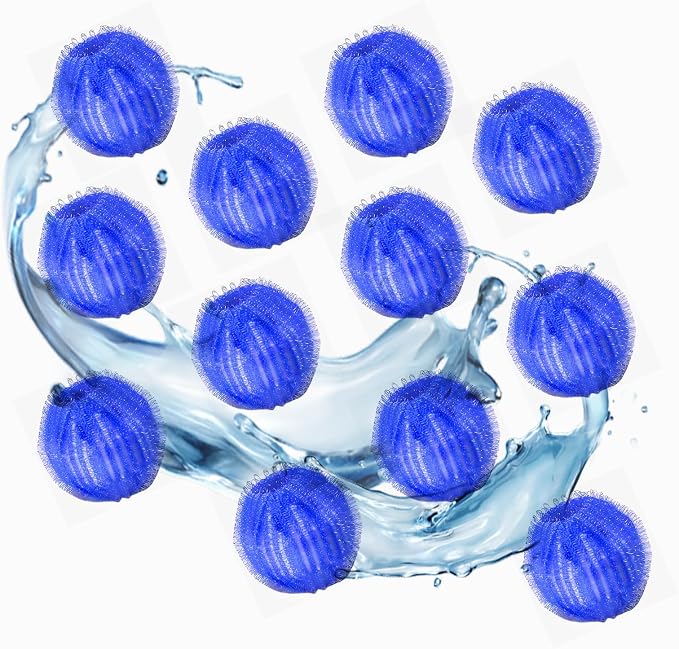 Pet Hair Remover for Laundry, 12 PCS - Reusable Dog & Cat Hair Remover Tool, Effectively Removes Pet Hair, Lint and Dander from Bedding and Clothing, Suitable for Washing Machines, Dryers