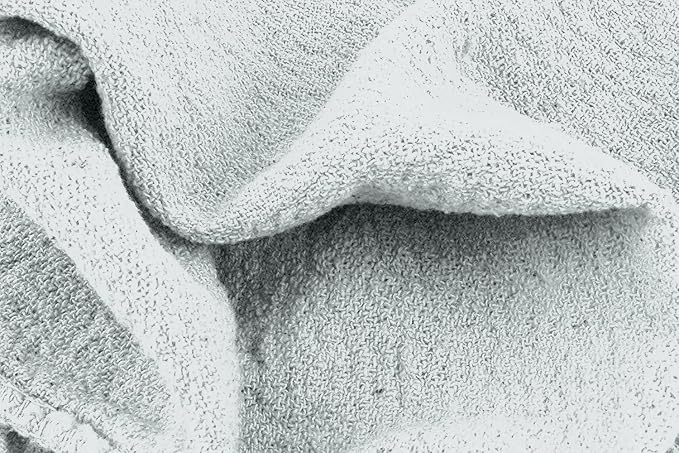 Avalon Towels Cotton Shop Rags – (Pack of 300) Size 12x14 Inches Cleaning Rags – Absorbent Shop Towels and Multipurpose Cleaning Towels for Automobiles, Industries, Garage and Homes (Grey)