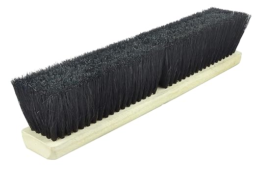 Weiler 42007 Tampico Fiber Medium Sweep Floor Brush, 2-1/2" Handle Width, 18" Overall Length, Natural