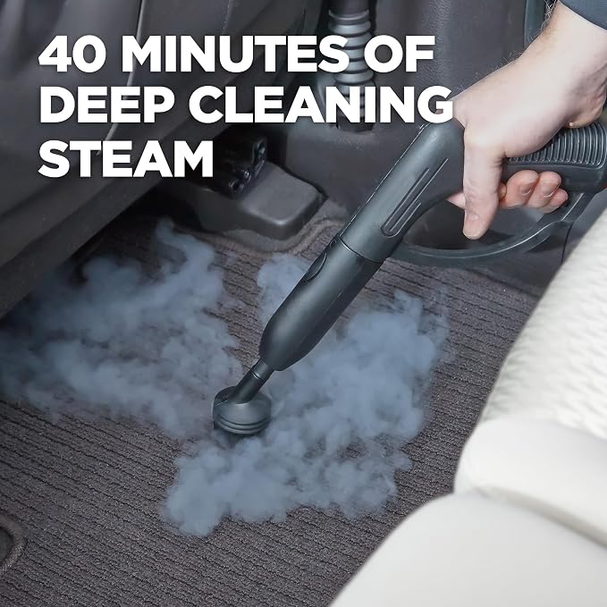 Wagner Spraytech 905e Auto Steam Cleaner, 12 Accessories for Cars | Multipurpose 905e steam cleaner includes 12 accessories for vehicle and household cleaning.