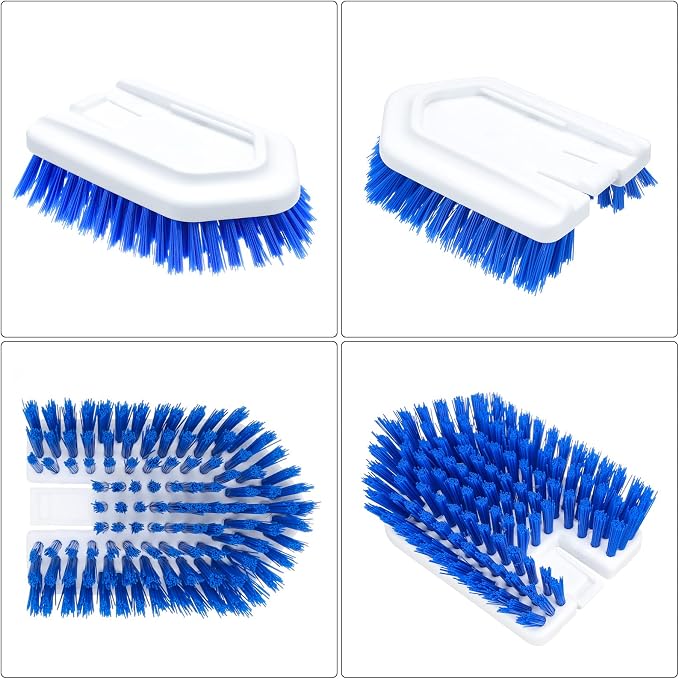 Stiff Bristles Brush Refill Fit Lalafancy Shower Bathtub Cleaning Brush | Replacement Head Effectively Removes Stubborn Stains for Cleaning Tiles, Marble Floors and Other Hard Surfaces