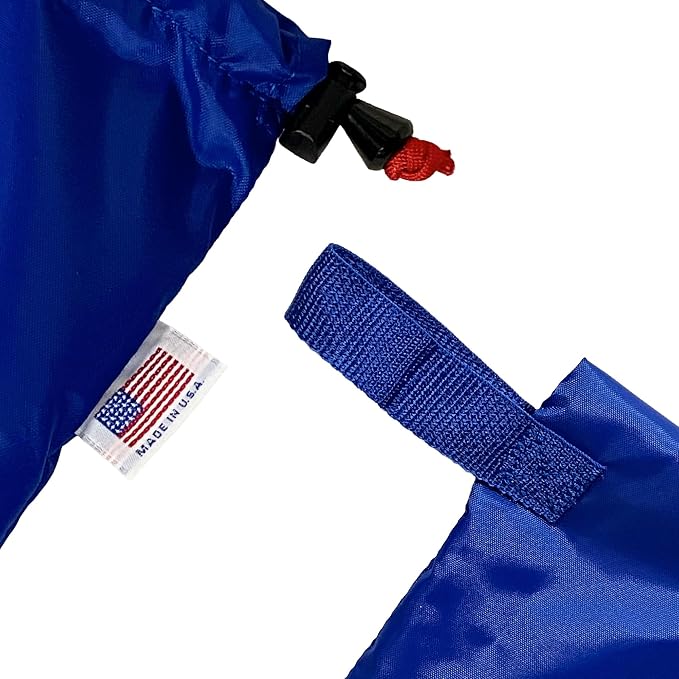 blubag Reusable Recycling Bag, 30-Gal Tall Utility, basic edition – Paracord Drawstring, Cinch Hardware, Dump Handle, 1-Pack