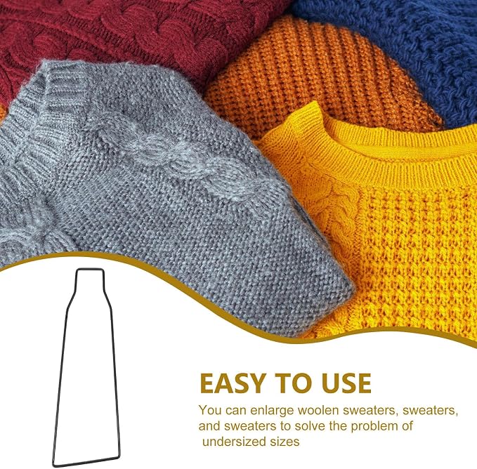 Levemolo 2pcs Sweater Sleeve Expander: Clothes Drying Support Stand for Home Use, Wool Sweater Care Accessory, Adds Shape and Size to Laundry Garments Hangers