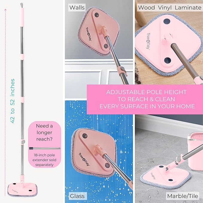 Heavy Duty Mop for Floor Cleaning Separates Clean from Dirty Water