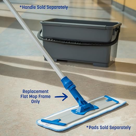 Carlisle FoodService Products 363351900 Aluminum Flat Mop Head Only, 18" Length