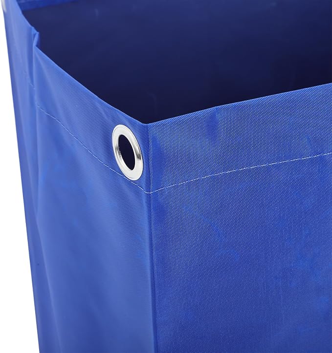 Healifty Portable Rolling Cleaning Cart Bag with Sturdy Polyester Material and Quick-Entry Feature, Multipurpose Organizer for Janitorial Staff in Hotels and Hospitals