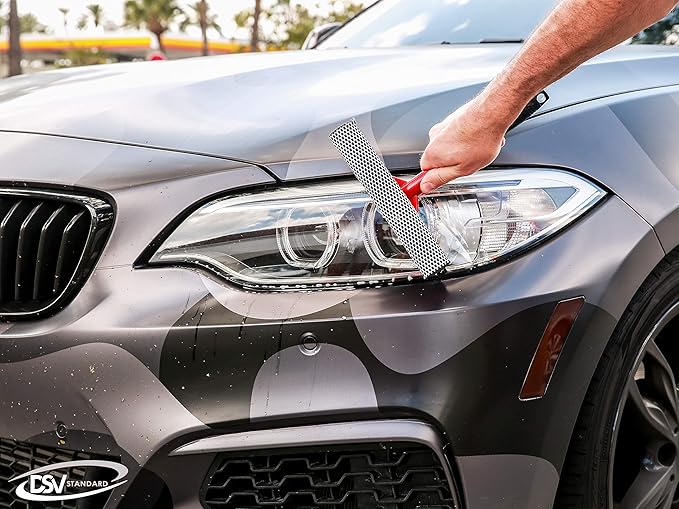 Window Squeegee for Window Cleaning, Window Cleaner Tool for Car Windshield, Shower Door, Boat | 2-in-1 Mini Squeegee for Home | Windshield Squeegee Kit for Car Windows (Pack of 3)