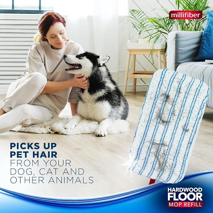 Millifiber Microfiber Mop Refills 15x8 in., 12-Pack (Mop is Not Included)