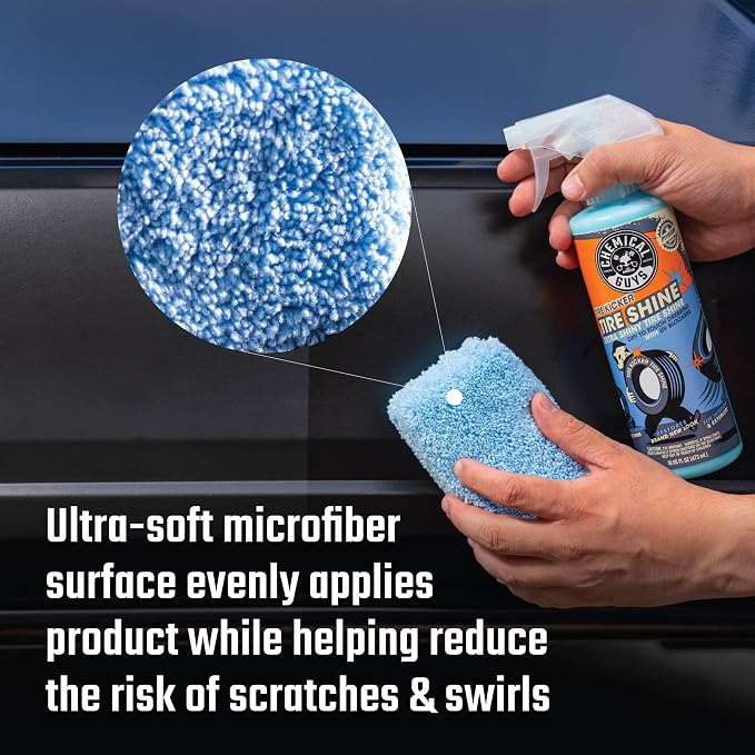 Chemical Guys, Premium Microfiber Applicator Pads, Soft Foam Core, 8 Pack | Ultra-soft foam-core pads apply sealants, dressings and interior products evenly, reusable and machine washable