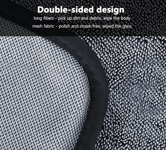 Shiny Shower Cleaning Cloth, Super Absorbent Bath Towels, Shower Doors Drying Towels, Streak Free Glass Window Car Mirror Microfiber Cleaning Cloths (1, 16"X24")