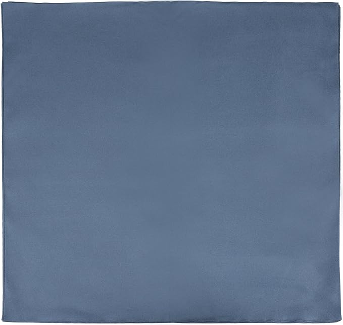 CleanAide Lint-Free & Scratch-Free Reusable Suede Microfiber Cloths, for Cleaning & Polishing Glasses, Screens, Electronics, Mirrors, & Windows, Home & Professional Use, 16 x 16 Inches, 12-Pack, Blue