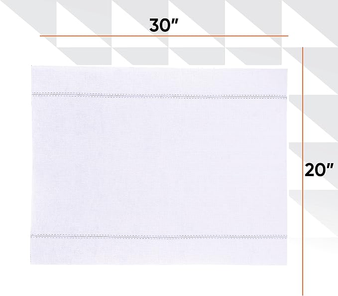 Superio White Squeegee Cloths (12 Pack) for Cuban-Style Mop, Israeli Spunja Cleaning Mop Towels - Kitchen Bathroom Tiles, Stone, Parquet Wood Floor Wash