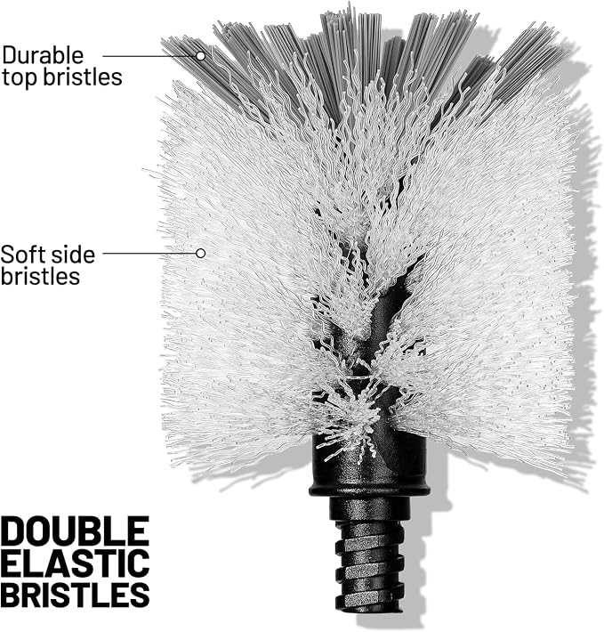 Bottle Brush Refill Heads for OXO Stainless Steel Bottle Brush Only, 4-Pack | Bottle Brush Replacement Head for Cleaning Water Bottles, Baby Bottles, Glassware, Mugs, Tumblers