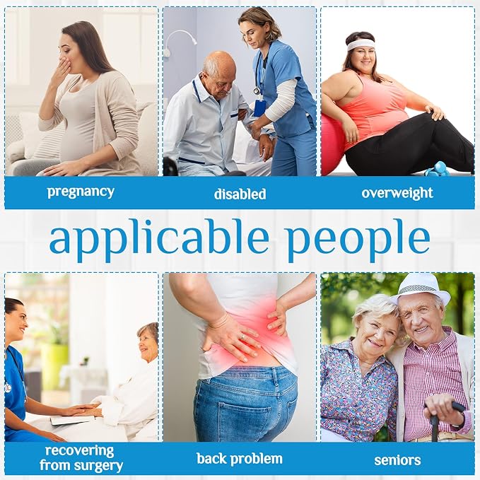 Lallisa 4 Pcs Toilet Aid Set for Wiping Include Long Handle Butt Wiper Shower Brush Portable Bidet and a Storage Bag Comfort Self Wipe Bathroom Tool for Disabled Elderly Pregnant Physically Challenged | Bottom Wiper for Elderly Disabled Pregnant, Self ...