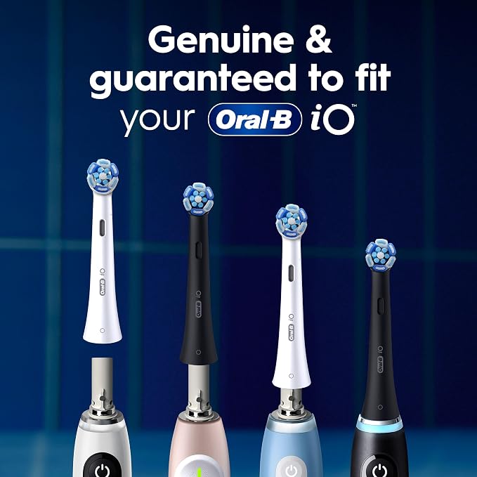 Oral-B iO Ultimate Clean Replacement Brush Heads, 5 Count, 4 Ultimate Clean + 1 Gum & Sensitive Black