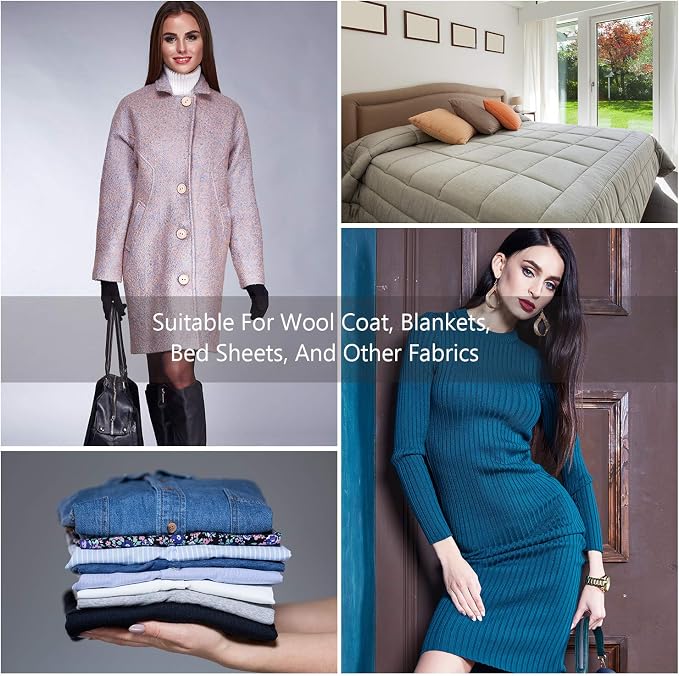 Boao 3 Pcs Wool Comb to Remove Pilling Sweater Shaver for De-Pilling | Sweater Defuzzer Multi-fabric Shaver, Comb Wool Pilling Remover Pills, for Clothing Garments Knits Scarves Coats Pants Winter