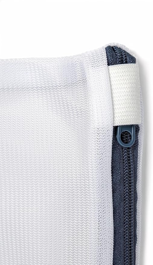 Fishers Finery Mesh Laundry Bags - Large Sweater Size Zipper Wash Bags for Delicates - Washing Machine Durable and Safe, Lingerie and Garment Bag (3 Pack)