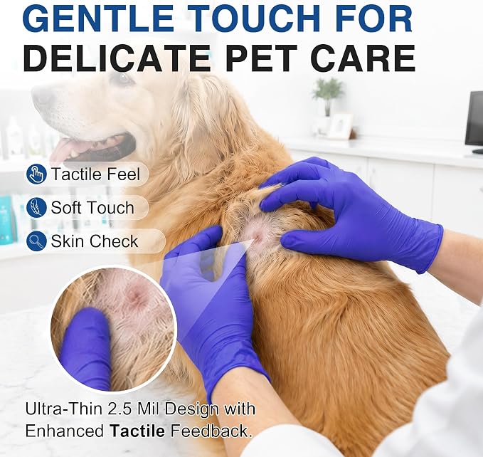 Schneider Medical Nitrile Exam Gloves, Powder & Latex Free, Darkblue | Disposable for Medical Exams, Cooking, Food Prep, Cleaning, Home, Household Use