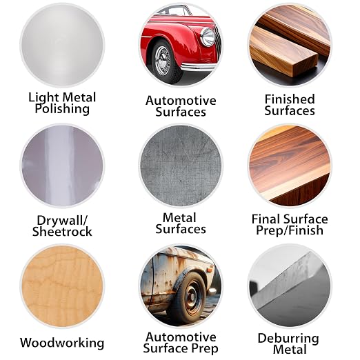 6" X 9" Non-Woven Grey Scuff Pads 10 Pack Assortment
